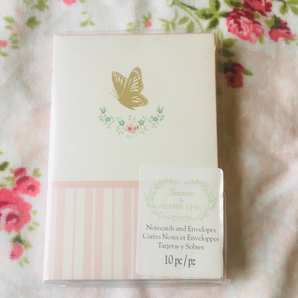 NW TREASURES BY SHABBY CHIC NOTE CARDS/ENVLPS 10